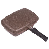 Double grill pan
